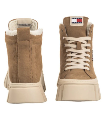 Tommy Hilfiger Tjw Vulc Flatform Suede Wl Bronze Twist EN0EN02894 RBH (TH1403-a) kingad