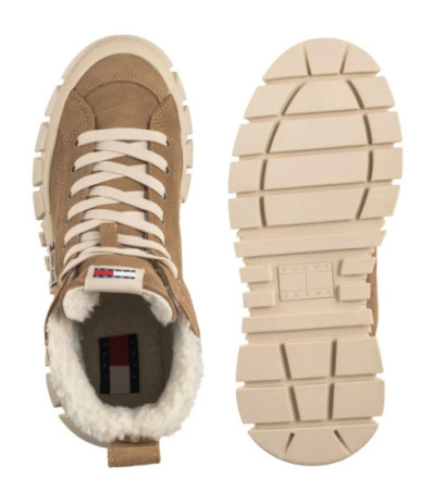 Tommy Hilfiger Tjw Vulc Flatform Suede Wl Bronze Twist EN0EN02894 RBH (TH1403-a) kingad