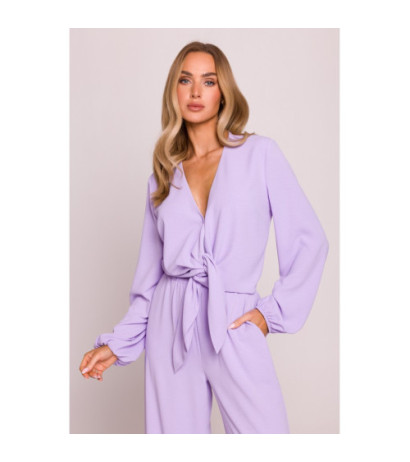 M861 Krótka bluzka - fiołkowa