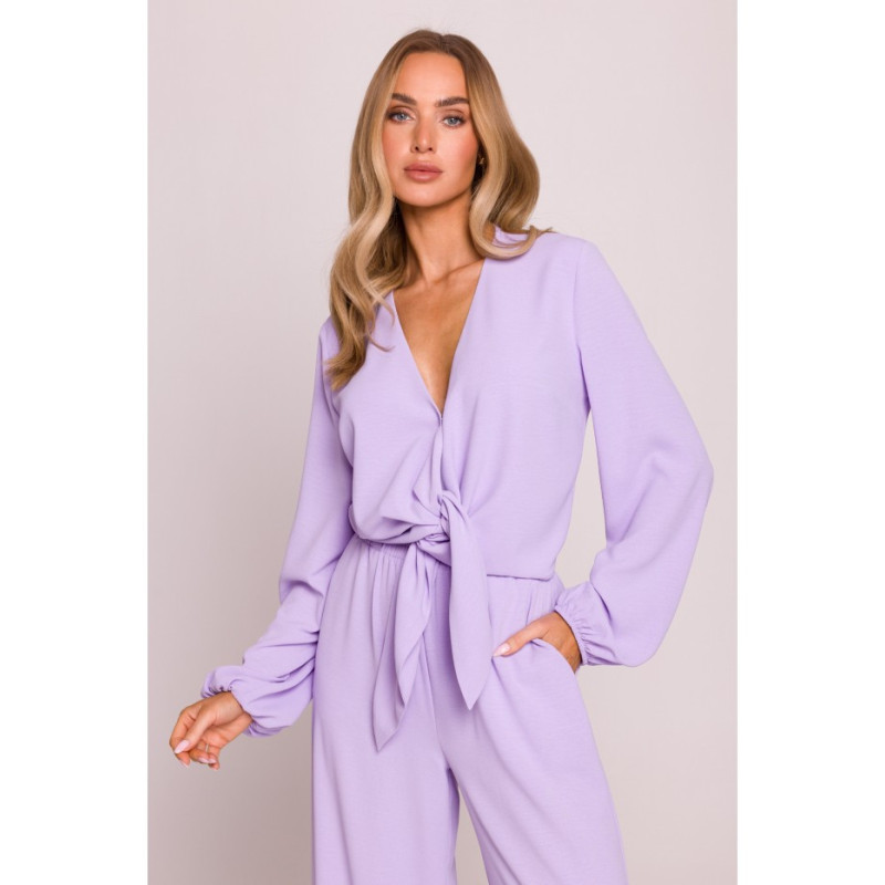 M861 Krótka bluzka - fiołkowa