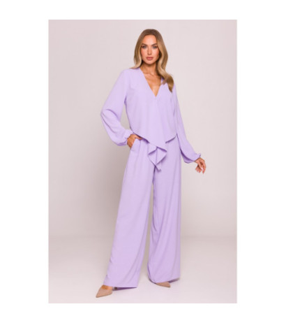 M861 Krótka bluzka - fiołkowa