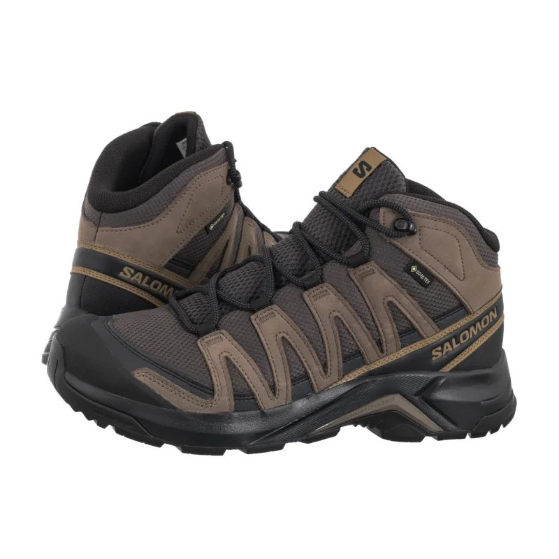 Salomon X-Adventure Recon Mid GTX Asphalt/Falcon/Coyote Brown 478145 (SO12-a) kingad