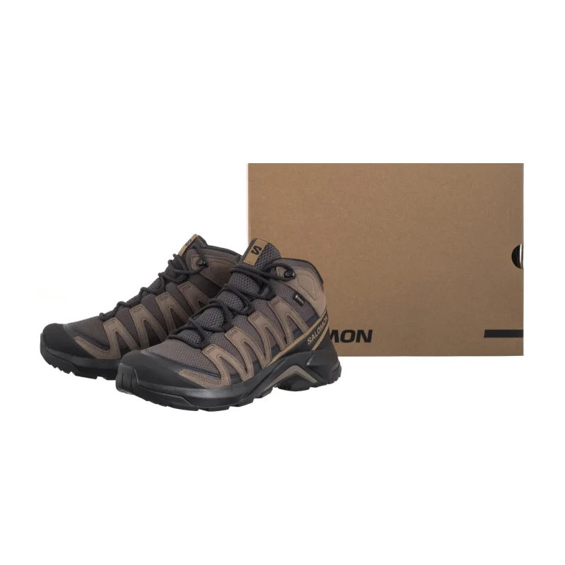 Salomon X-Adventure Recon Mid GTX Asphalt/Falcon/Coyote Brown 478145 (SO12-a) kingad