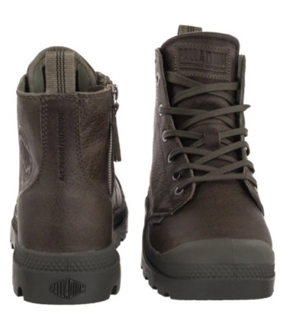 Palladium Pampa Zip Lth Ess Dusky Green 76888-308-M (PA64-e) saapad