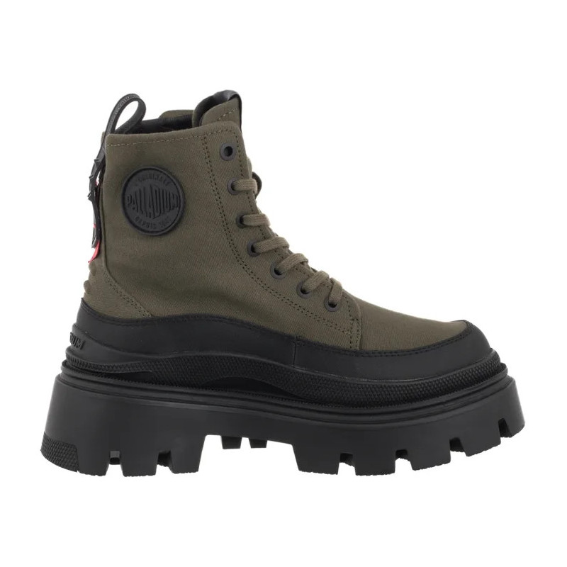 Palladium Pallasquad Zip Tx Olive Night 99532-325-M (PA151-a) saapad