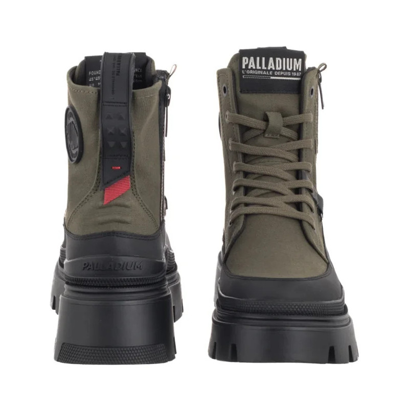 Palladium Pallasquad Zip Tx Olive Night 99532-325-M (PA151-a) saapad