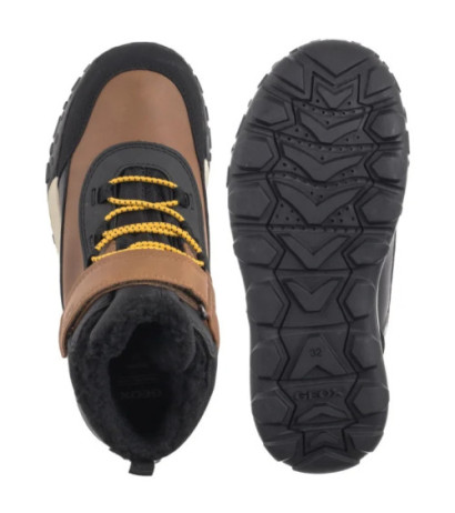 Geox J Trekkyup B Abx E LT Brown/Black J46MBE 0MEMS C0275 (GE200-c) saapad