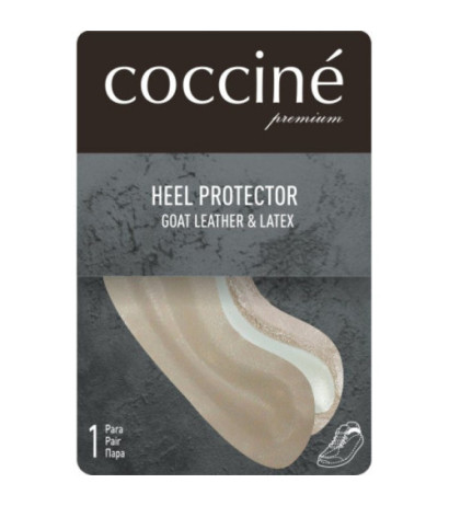 Coccine Heel Protector - Goat Leather & Latex Beige (CN4-a) sokid