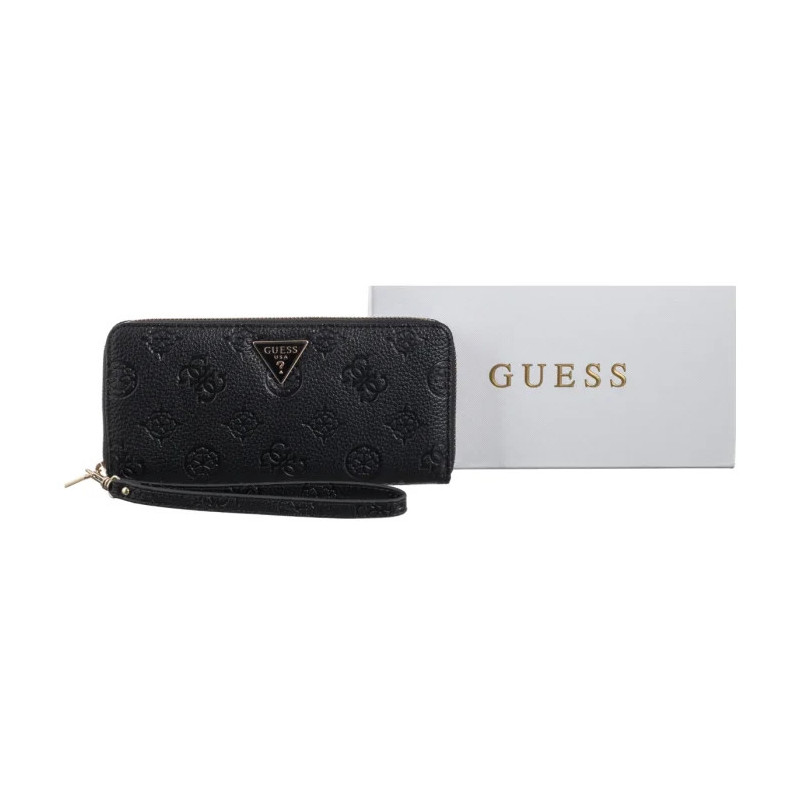 Guess Cresidia II Slg Large Zip Around SWPD98 88146 Black Logo (GU785-a) käekott