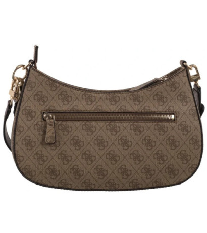 Guess Noelle II Top Zip Shoulder Bag HWBG96 72180 Latte Logo/Brown (GU787-a) käekott
