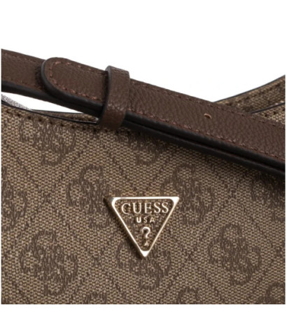 Guess Noelle II Top Zip Shoulder Bag HWBG96 72180 Latte Logo/Brown (GU787-a) käekott