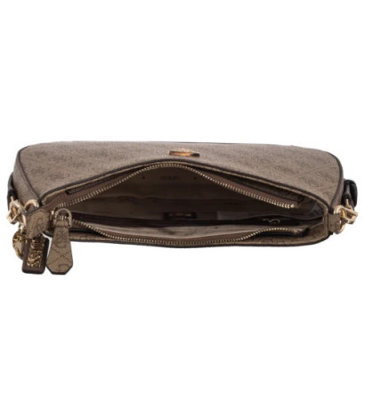 Guess Noelle II Top Zip Shoulder Bag HWBG96 72180 Latte Logo/Brown (GU787-a) käekott