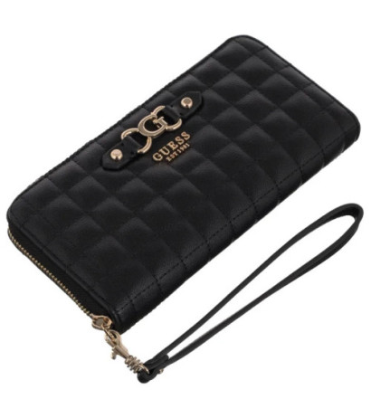 Guess Nadira Slg Large Zip Around SWQG84 24146 Black (GU790-a) käekott