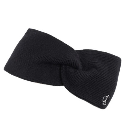 Calvin Klein CK Fine Rib Twist Headband Black LV04F8019G UB1 (CK696-a) vöö