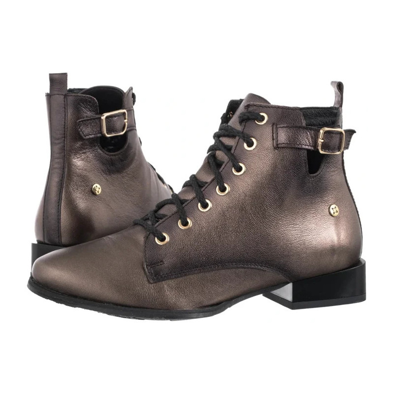 Maciejka Brązowe/Złote 07128-02/00-8 (MA1426-a) kingad