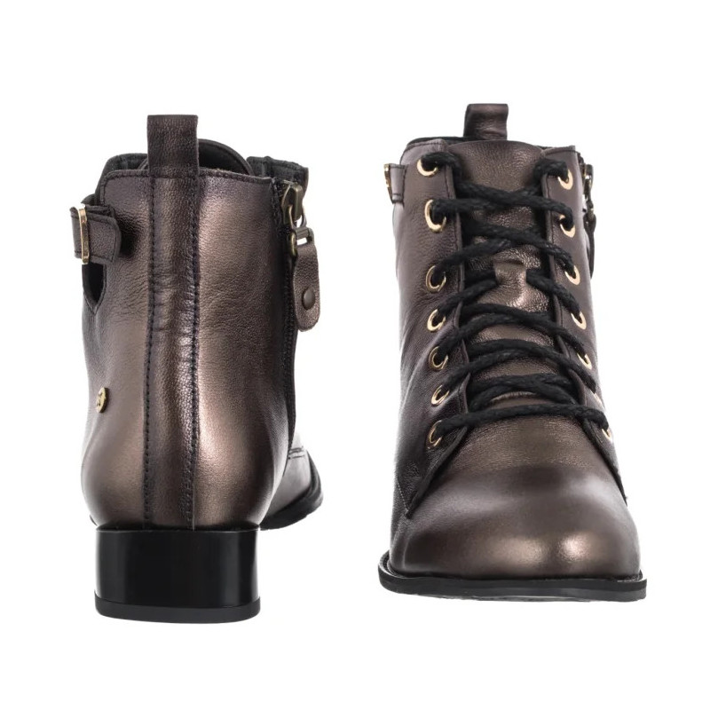 Maciejka Brązowe/Złote 07128-02/00-8 (MA1426-a) kingad