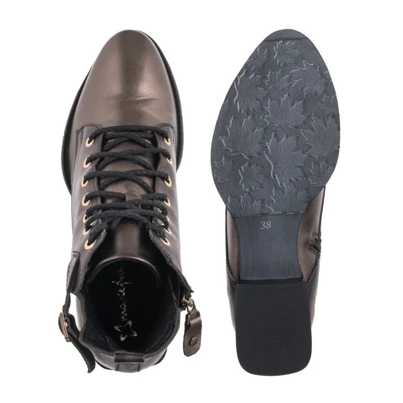 Maciejka Brązowe/Złote 07128-02/00-8 (MA1426-a) kingad