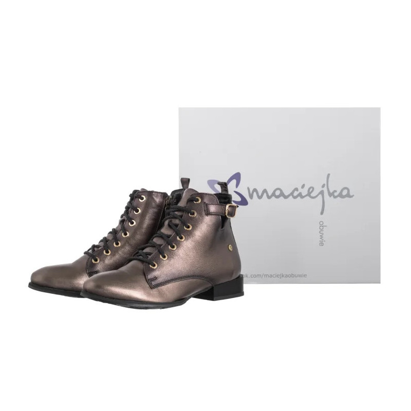 Maciejka Brązowe/Złote 07128-02/00-8 (MA1426-a) kingad