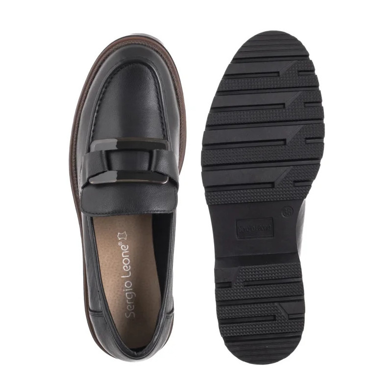 Sergio Leone Czarne MK 25166-S  (SL582-b) kingad