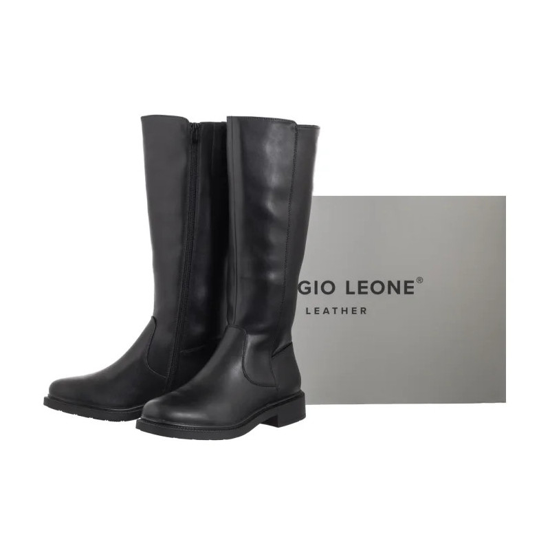 Sergio Leone Czarne KZ25600-S (SL585-a) saapad