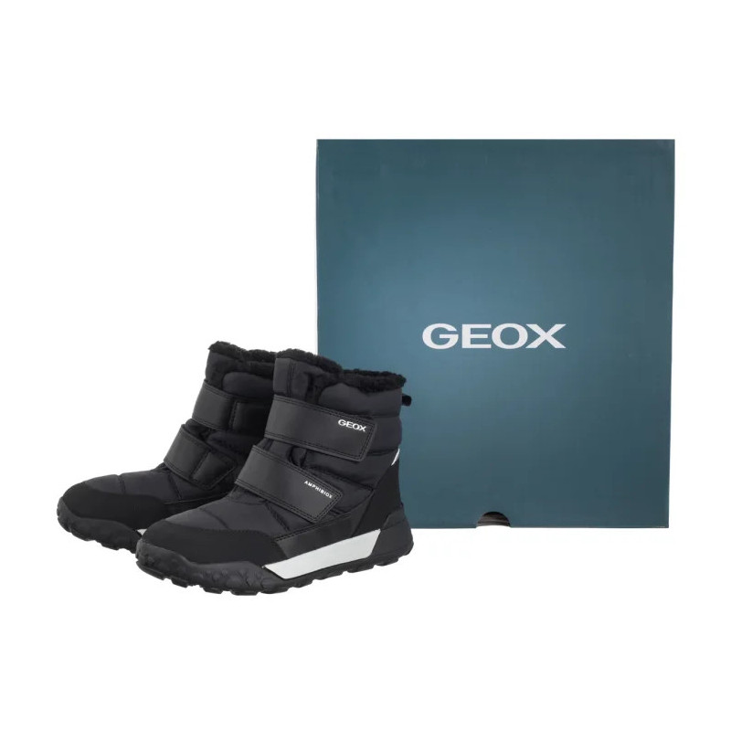 Geox J Trekkyup B ABX F Black J46MBF 0UFU54 C9999 (GE243-a) saapad
