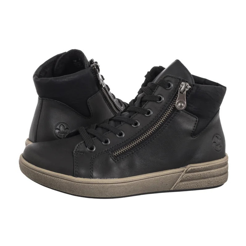Rieker Czarne X0709-01 Black (RI299-a) kingad