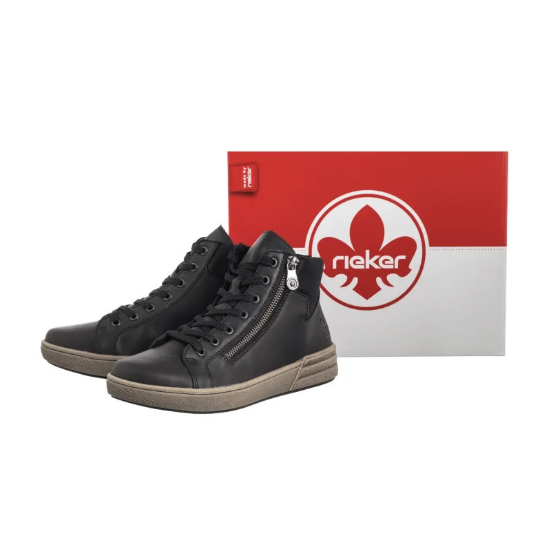 Rieker Czarne X0709-01 Black (RI299-a) kingad