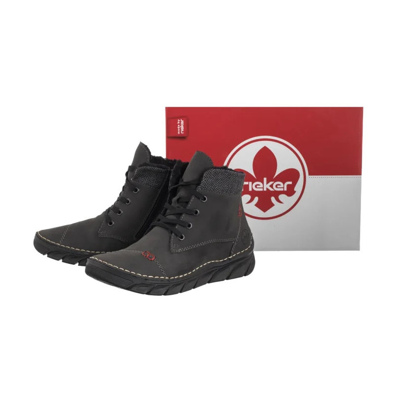 Rieker Szare 55031-45 Grey (RI303-a) kingad