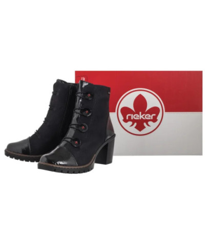Rieker Czarne Y2576-00 Black (RI305-a) kingad