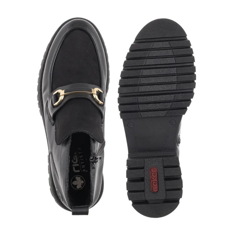 Rieker Czarne 47582-00 Black (RI310-a) kingad