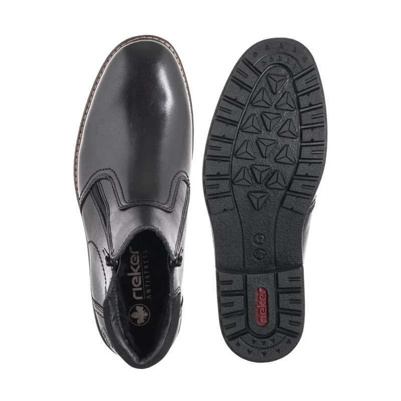 Rieker Czarne 33151-00 Black (RI313-a) saapad