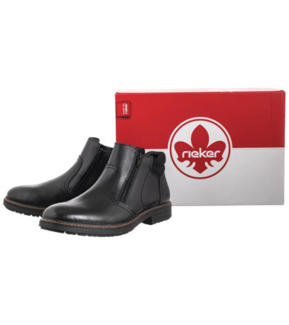 Rieker Czarne 33151-00 Black (RI313-a) saapad