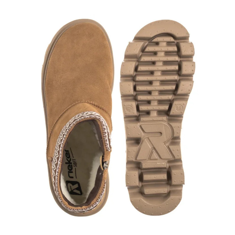 Rieker Brązowe W2074-24 Brown (RI311-a) kingad