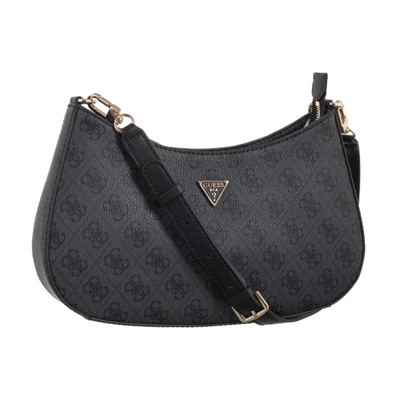 Guess Noelle II Top Zip Shoulder Bag HWBG96 71280 Coal Logo (GU773-a) käekott