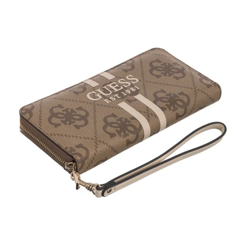 Guess Laurel II Slg Large Zip Around SWOS74 59146 Latte Logo (GU774-a) käekott