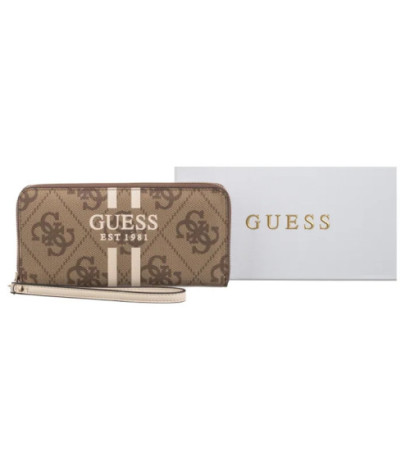 Guess Laurel II Slg Large Zip Around SWOS74 59146 Latte Logo (GU774-a) käekott
