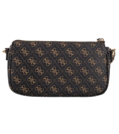 Guess Noelle II Dbl Pouch Crossbody HWQG96 72710 Brown Logo (GU778-a) käekott