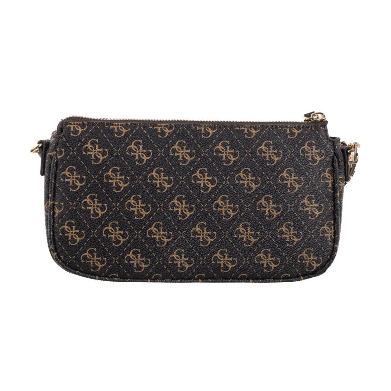 Guess Noelle II Dbl Pouch Crossbody HWQG96 72710 Brown Logo (GU778-a) käekott