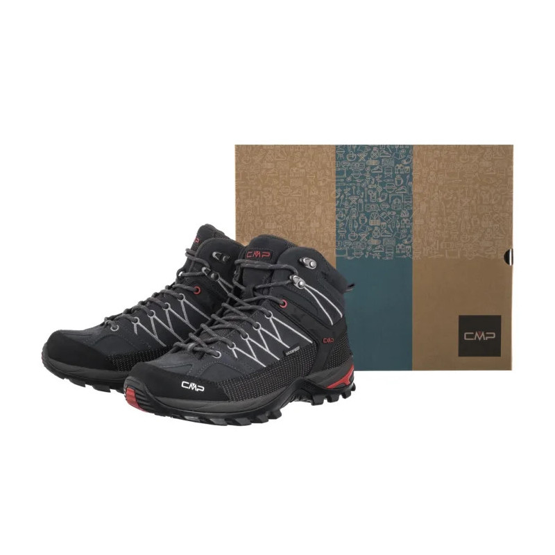 CMP Rigel Mid Trekking Shoe Wp 3Q12947 08MF Blue Ink/Yellow Fluo (CM2-d) kingad