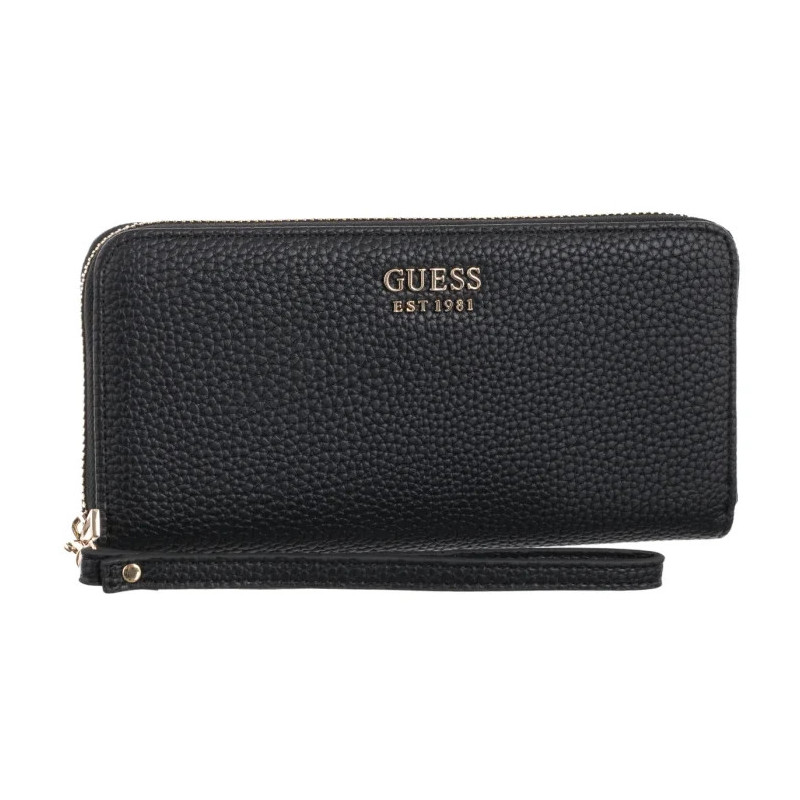 Guess Brenton Slg Lrg Zip Around SWPG96 48146 Black (GU798-a) käekott