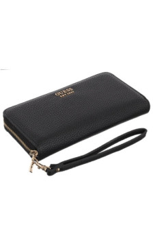 Guess Brenton Slg Lrg Zip Around SWPG96 48146 Black (GU798-a) käekott