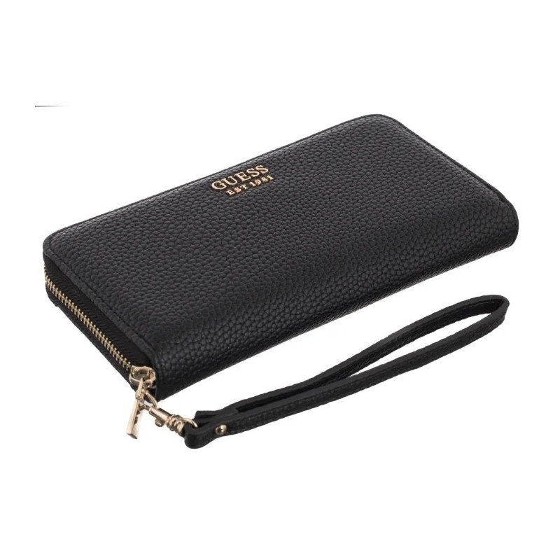 Guess Brenton Slg Lrg Zip Around SWPG96 48146 Black (GU798-a) käekott