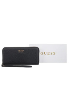 Guess Brenton Slg Lrg Zip Around SWPG96 48146 Black (GU798-a) käekott