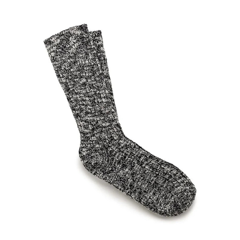 Birkenstock Cotton Slub M Black/Grey 1008039 (BK329-a) sokid