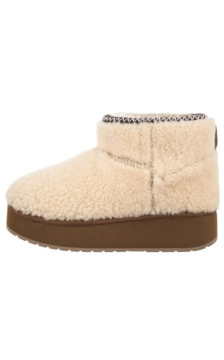 EMU Australia Stinger Micro Flatform Teddy Natural W13187 (EM545-a) kingad