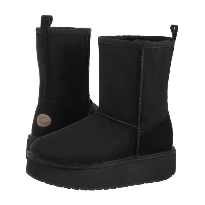 EMU Australia Stinger Lo Flatform Black W13190 (EM546-a) kingad