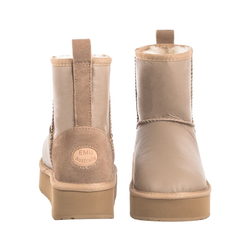 EMU Australia Stinger Mini Flatform Leather Sand W13189 (EM549-a) kingad