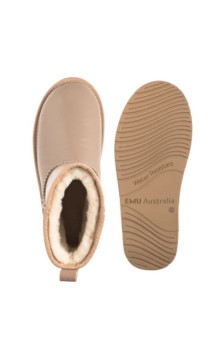 EMU Australia Stinger Mini Flatform Leather Sand W13189 (EM549-a) kingad