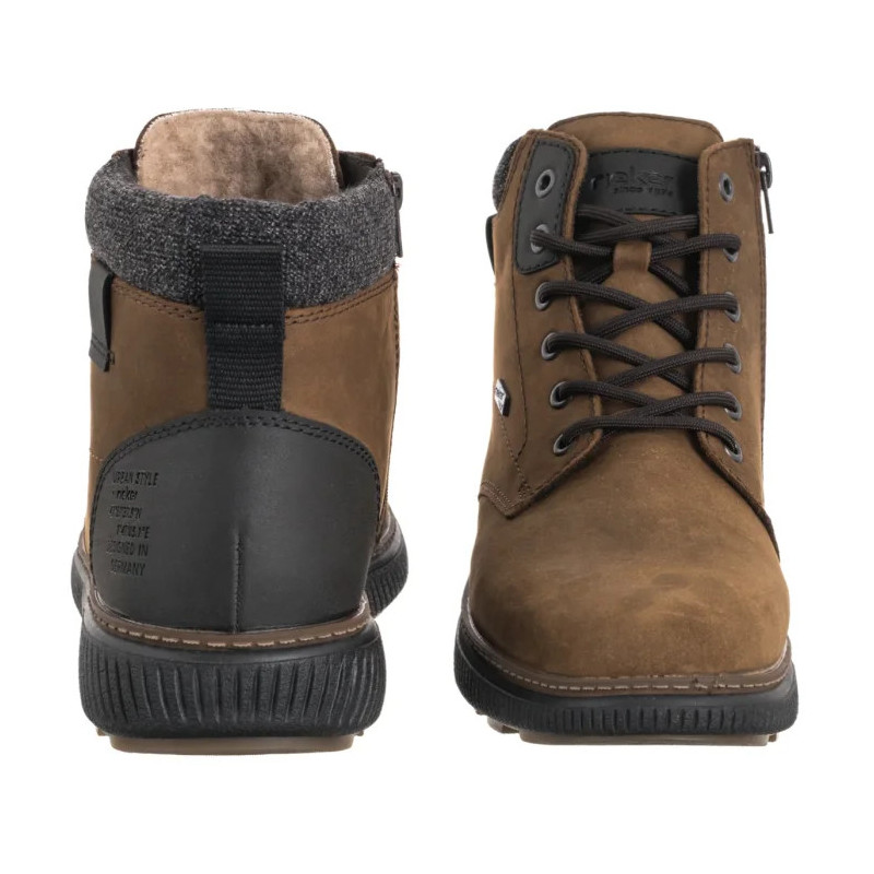 Rieker Czarne B3343-00 Black (RI138-b) saapad