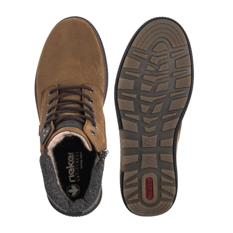 Rieker Czarne B3343-00 Black (RI138-b) saapad